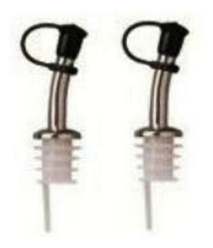 Stainless Steel Bottle Pourers With Plastic Cork Packaged Tw