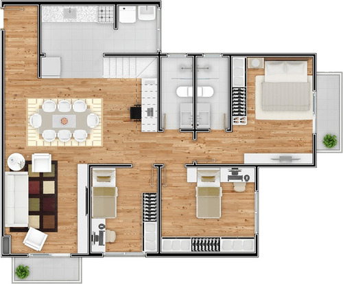 Imagem 14 de 16 de Cobertura Residencial Para Venda, Pilarzinho, Curitiba - Co6980. - Co6980-inc