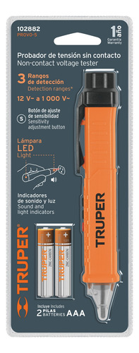 Probador De Voltaje Apagado Automatico Truper 102882