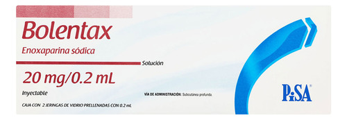 Bolentax Solución Inyectable 2000 Ui/0,2 Ml, 2 Jeringas Precargadas 0,2 Ml