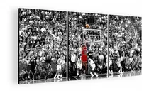 Comprar Mural Triptico Michael Jordan - The Last Shoot 90x42 Mdf