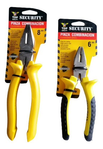 Alicate O Pinza Para Electricista 8 Pulgadas Security Oferta