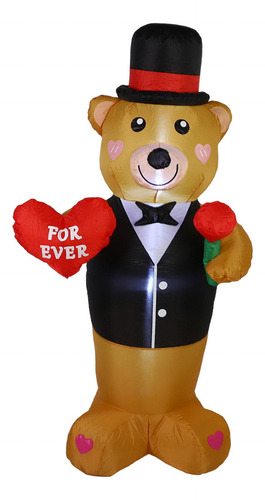 Urso Inflável Para O Dia Dos Namorados, Decorações Ao Ar