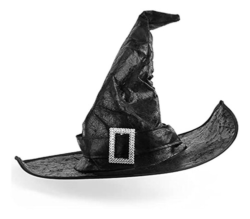Disfraz Sombrero Bruja Halloween T: 13 In Alto 16.7 In Ancho