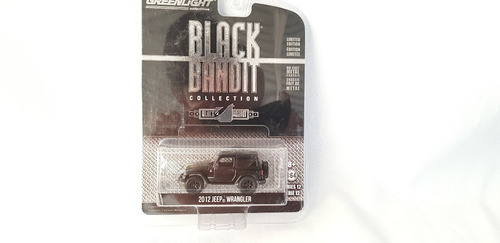 1:64  2012 Jeep Wrangler Series 12 Llantas De Goma Black