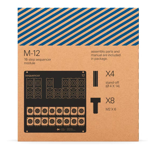 Imagen 2 de 3 de Pocket Operator Modular Pom-12 Secuenciador M-12 Audiotecna