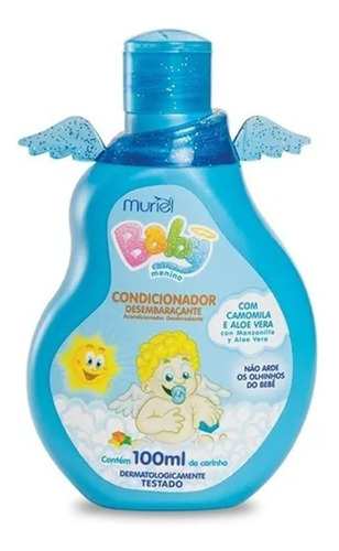 Imagem 3 de 5 de Kit Baby Menino Shampoo+ Cond+ Água De Colônia 100ml Muriel