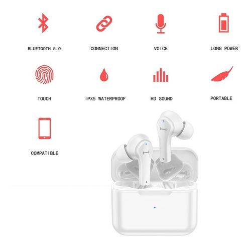 Audifono Lenovo Tws Qt82 Blanco -electromundo