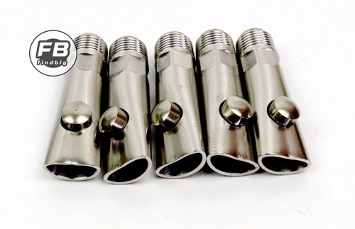 Imagen 4 de 4 de 5pcs Splash Prueba Acero Inoxidable Niple Bebedero Bebedero