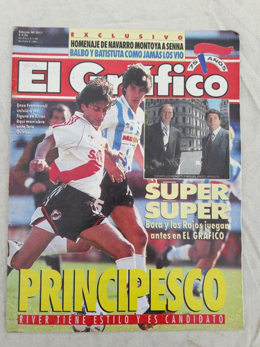 Revista El Gráfico Nº 3917 Año 1994 Francescolli River Racin