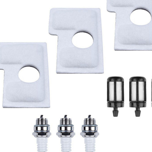 9x Kit De Bujía De Filtro De Combustible De Aire Para Ms170