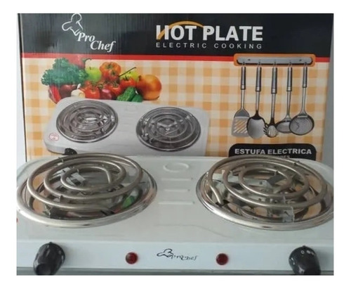 Cocina Electrica De Dos HornillasMarca: Pro Chef Hot Plate