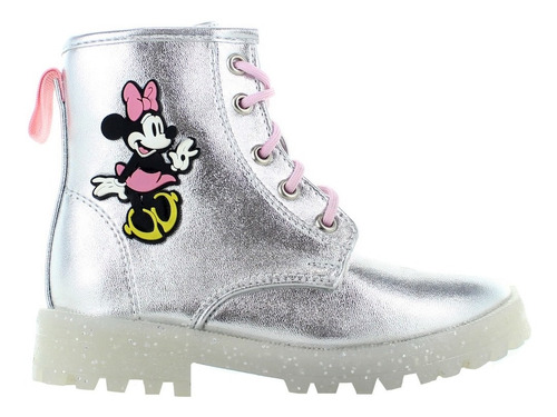 Minnie Bota Licencias Plateado Para Niña 79384