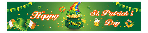 Banner Para El Día De San Patricio En Forma De T Feliz Día D