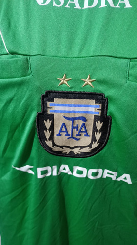 Camiseta De Arbitro Sadra Diadora Original Legitima Verde (Usado)
