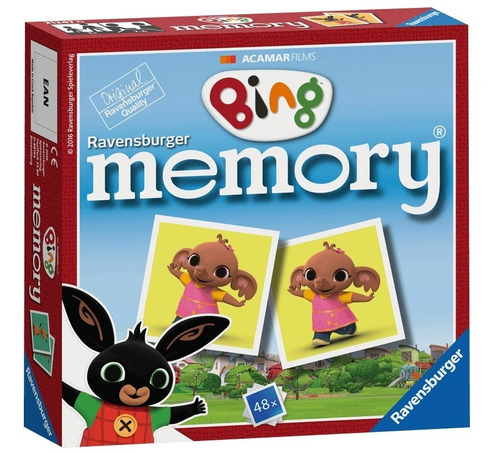 21247 Mini Memoria Juego De Mesa Bing Ravensburger Memory