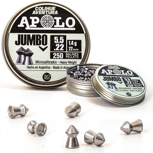 Balines Apolo Jumbo Cal 5,5mm X250u