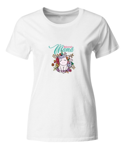 Playeras Mamá E Hijos:  Mamá E Hija Unicornios Dm639