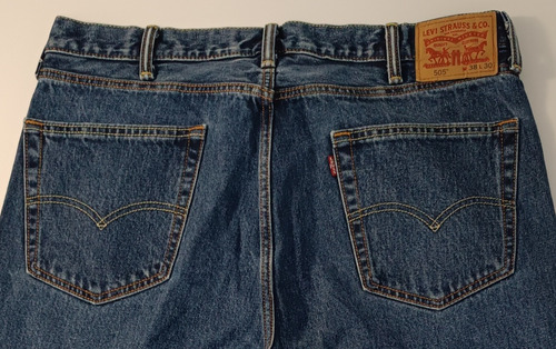 Pantalón Levis Usa 505 38x30 Mezclilla Ideal De Trabajo