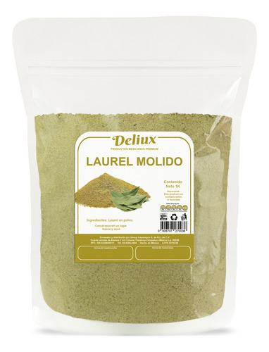 Laurel Molido En Polvo 1 Kg Deliux