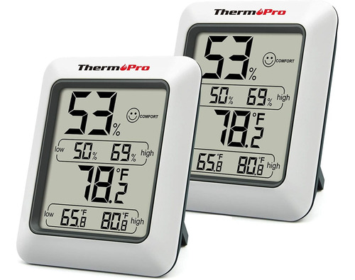 Thermopro Tp50 Termometro Digital Para Interior (2 Unidades)