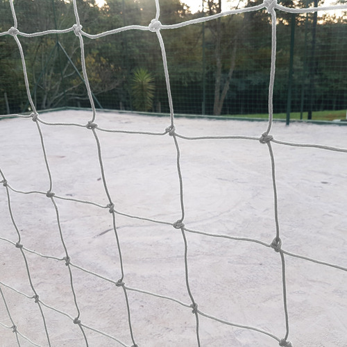 Rede Proteção Quadra / Campo 30x20 Fio 6mm Malha 12cm Nylon