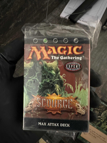 Magic The Gathering Scourge Wizards Vintage Deck Max Attax