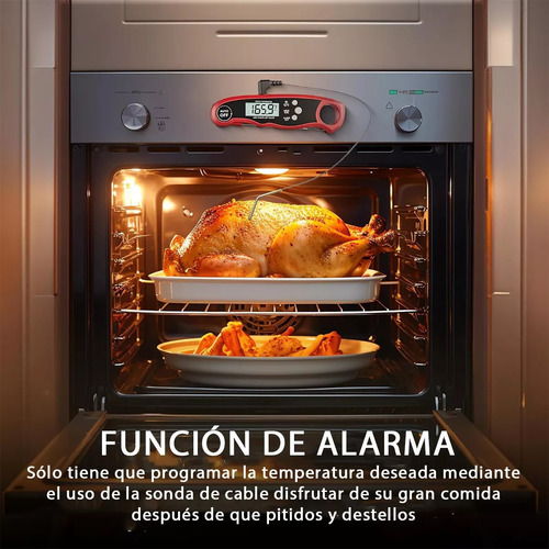 Forno Com Termômetro Digital De Carne Dual Probe Kitchen