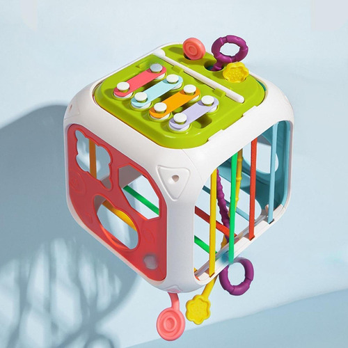 Xfw3 Cubo De Actividades Montessori Con Forma De Cubo,