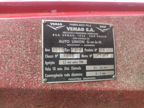 Puma Dkw 1967 Em Excelente Estado De Conservação