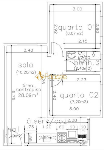 Imagem 8 de 16 de Apartamento Padrão Com 2 Quartos - 501786-v