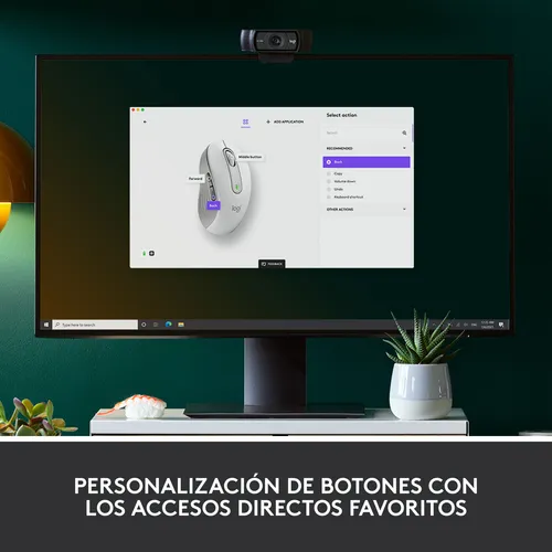 Logitech Mouse Inalámbrico Signature M650 L, Bluetooth