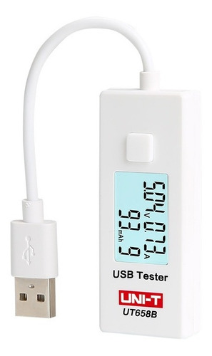 Tester Usb Uni-t Ut 658 Probador Medidor Usb Voltaje Amper