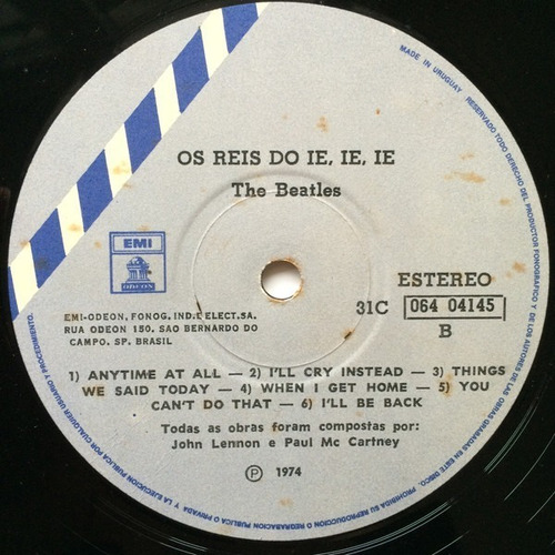 Lp The Beatles Os Reis Do Ié, Ié, Ié! Estéreo Export Edition (Usado)
