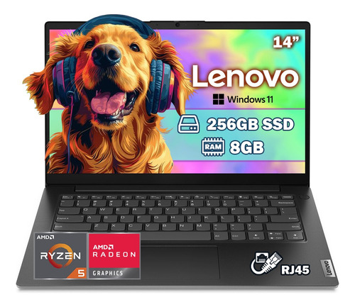 Laptop Lenovo V14 G4 Abp Amd Ryzen 5 5500u 256gb 8gb Ram W11