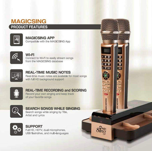 Karaoke Magic Sing E5+ 5145 Canciones En Tagalo En Inglés +