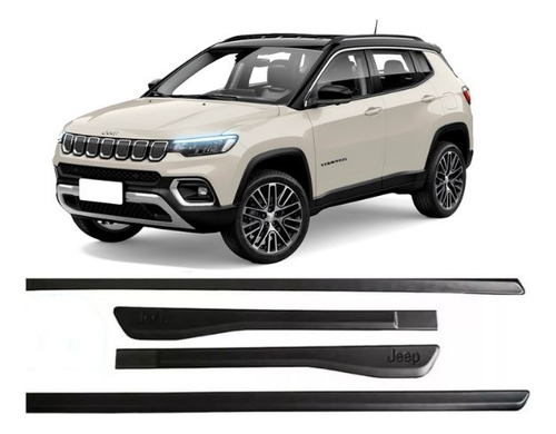 Friso Lateral Jeep Compass 2019 2020 2021 2022 2024 2025