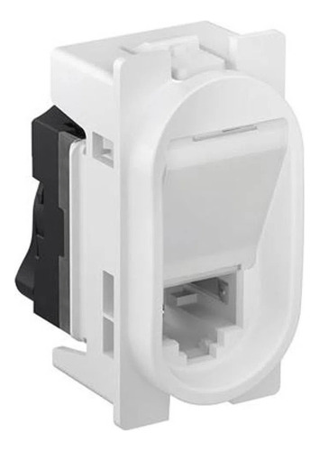 Modulo Tomada Rj45 Cat5 1 Modulo Nereya Pial 663075 Cor Branco