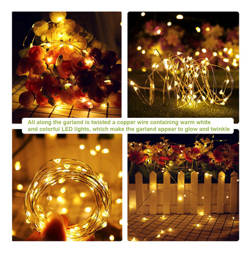 String Light Party Holiday, Natal, Pátio, Decoração De Vime