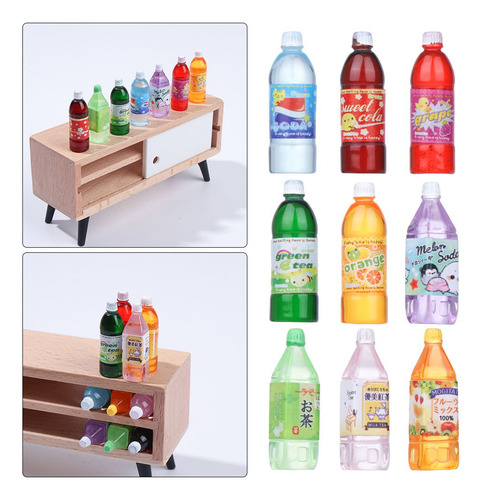 Miniatura De Minibotellas De Zumo De Simulation Drinks, Dise