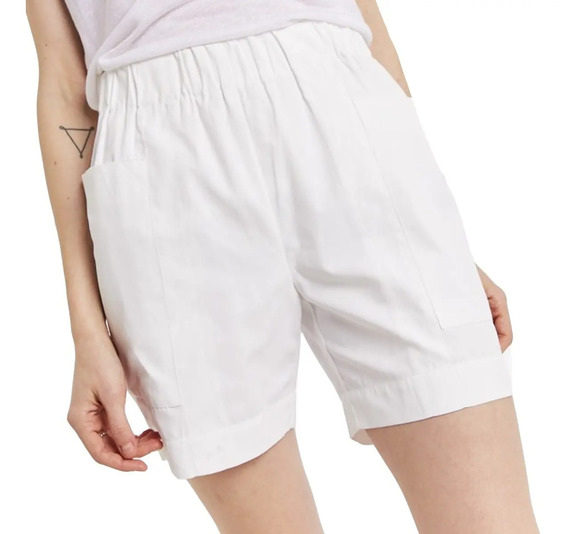 Short Blanco De Tela Finita | MercadoLibre 📦