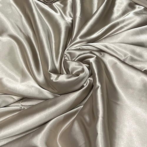 Tela Saten Con Lycra Elastizado Spandex Premium Por X Metro Vizon