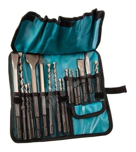 Juego De Brocas Cinceles Sds 17 Pzas Estuche Makita D-53637