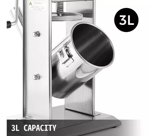 COSTWAY 1.5L/3L/3,6L/6L Embutidora de Chorizos, Embutidora Manual