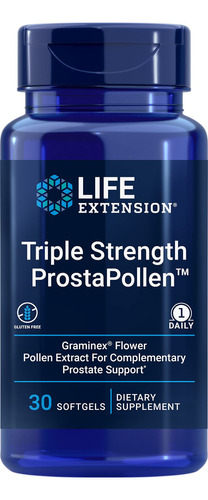 Triple Strength Prostapollen Salud De La Prostata 30 Capsula