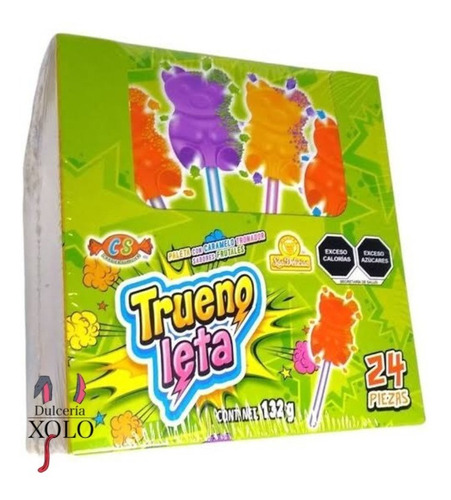 Paleta Truenoleta Las Delicias 24 Piezas