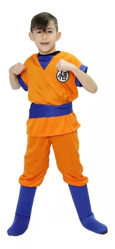 Bloquear toca el piano Específicamente Disfraz Goku Dragon Ball Niño