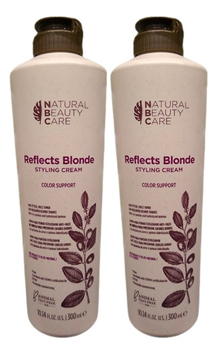 2 Piezas Reflects Blonde Styling Cream 300 Ml Nbc Matizadora