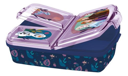 Lunchera Infantil Sandwichera Multiple Disney Frozen Color Lila