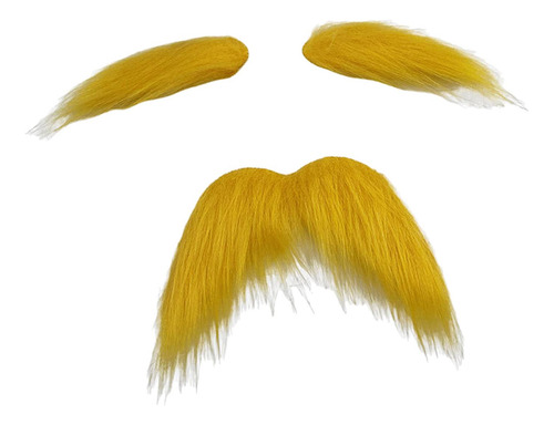 Conjunto De Barba Y Cejas Postizas Para Barba 16cmx5.5cm